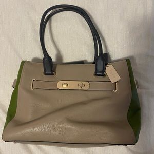 COACH colorblock purse